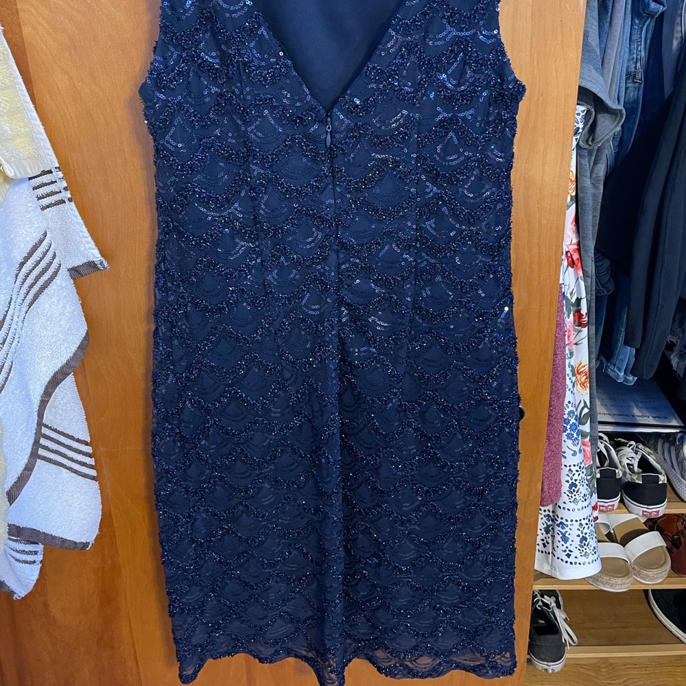 navy blue dress